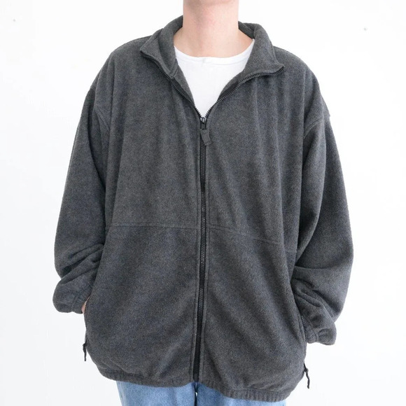 Other - Vintage 90'S Sierra Pacific Outdoors  Gray Zip Up Fleece Sweater Size 2Xl